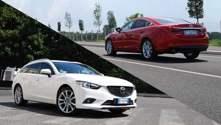 Mazda 6 2.2 Skyactiv-D: berlina vs wagon