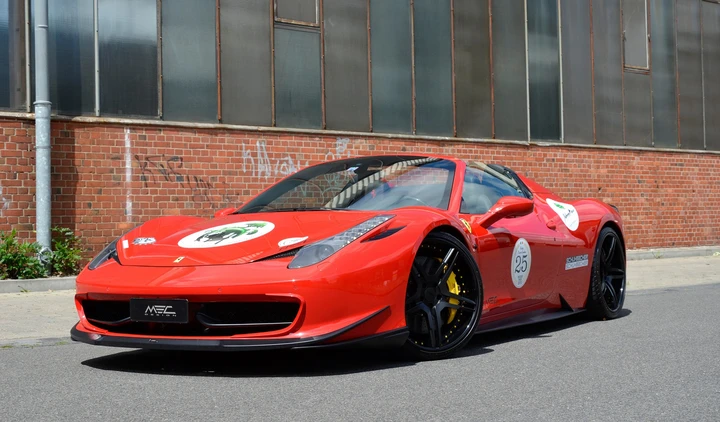 Ferrari 458 Spider Rosso Scossa by Mec Design