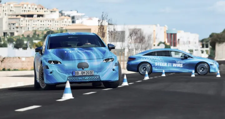 Mercedes EQS: come funziona il nuovo sistema Steer by Wire