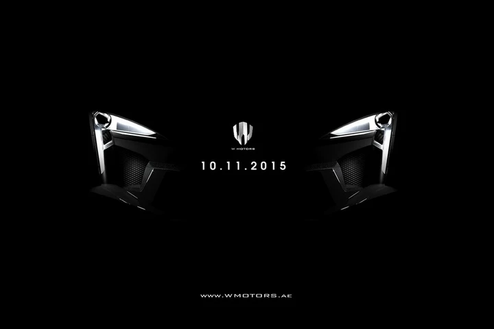 W Motors Fenyr SuperSport al Motor Show di Dubai