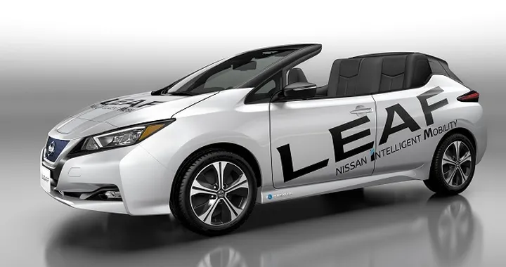 Nissan Leaf Open Car: l'elettrica diventa cabriolet