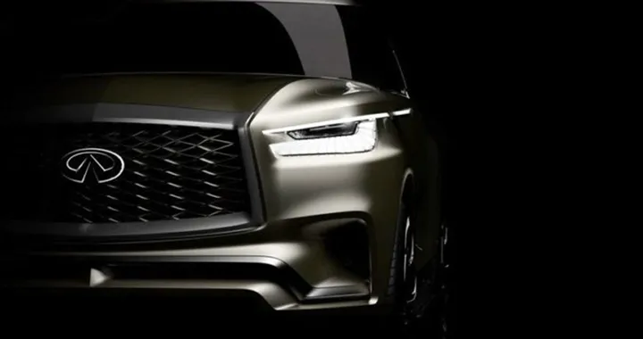Infiniti QX80, un teaser anticipa il debutto del SUV a New York