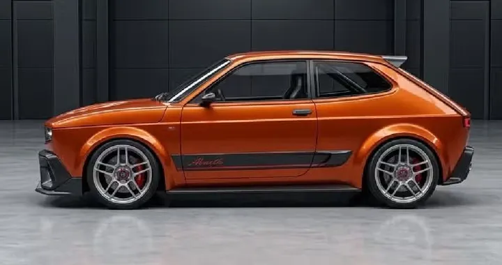 Fiat 127 Abarth 2026: il render immagina una hot hatch estrema