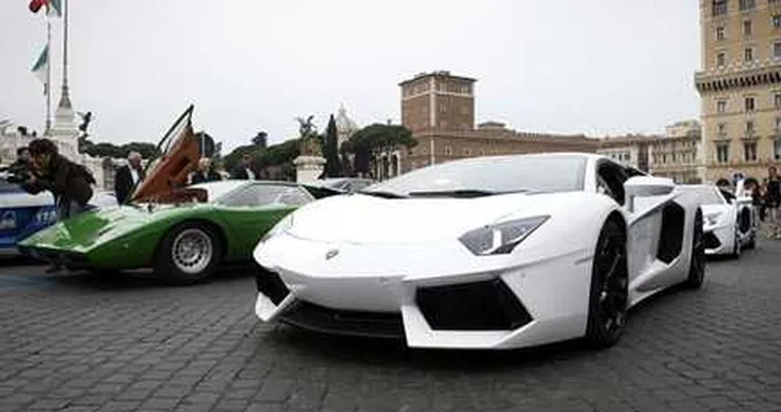 Lamborghini Aventador protagonista a Roma