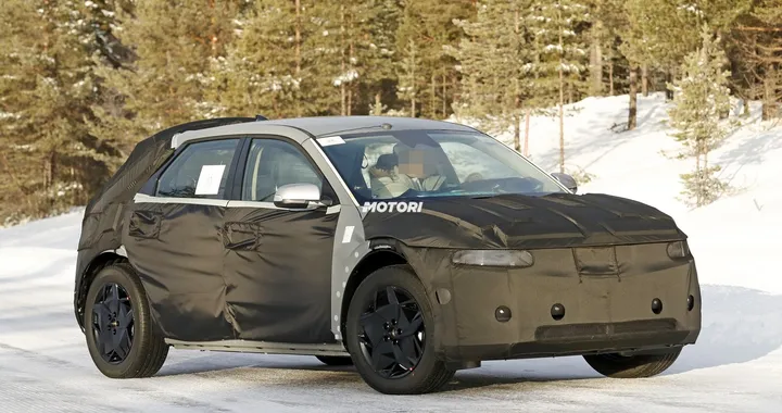 Hyundai 45 EV, spiata durante i test sulla neve