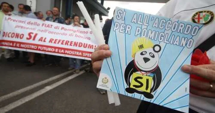 Fiat, Pomigliano: vince il sì. Fuori i 700 milioni
