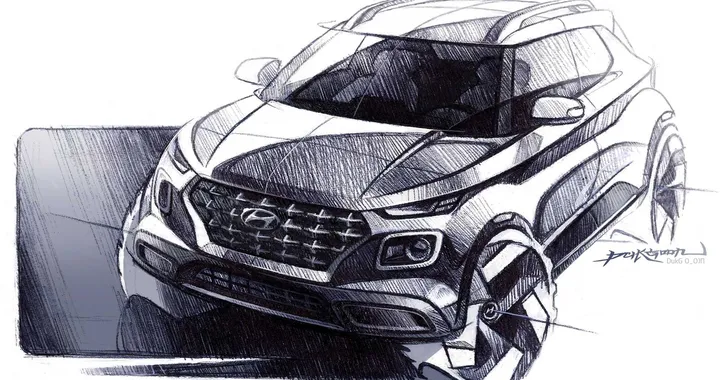 Hyundai Venue, svelati i bozzetti ufficiali