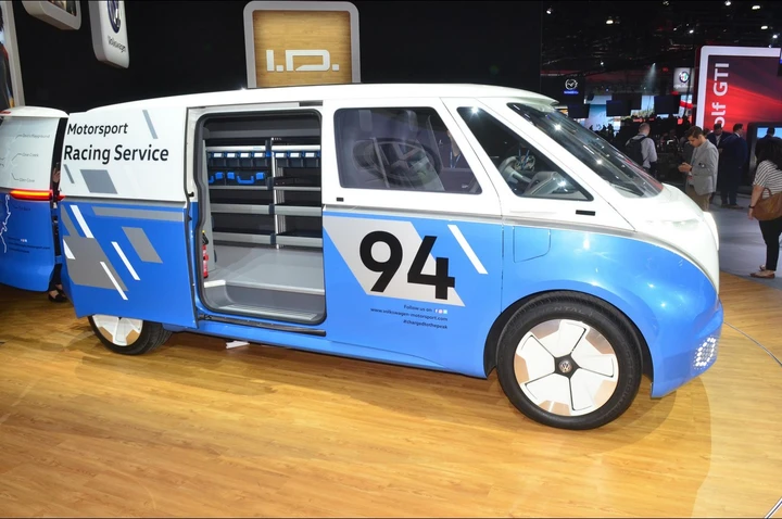 Volkswagen I.D. Buzz Cargo al Salone di Los Angeles 2018