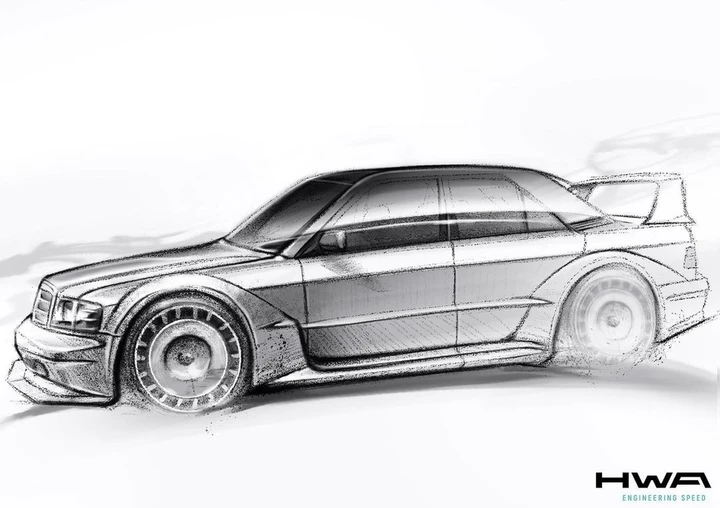 HWA EVO: in arrivo il restomod esclusivo della Mercedes 190 E 2.5-16 Evo II