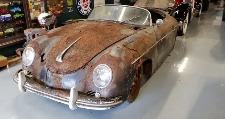 Porsche 356 A del 1955 ritrovata dopo 41 anni