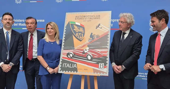 Francobollo ASI per i 60 anni: omaggio alla storia dei motori italiani