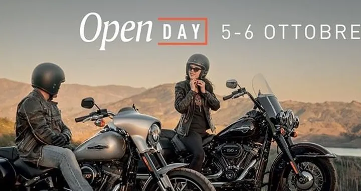 Harley-Davidson: il 5 e 6 ottobre arrivano gli Open Day