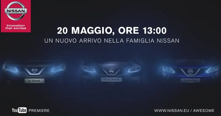 Nuova Nissan Pulsar: in anteprima martedì 20 maggio