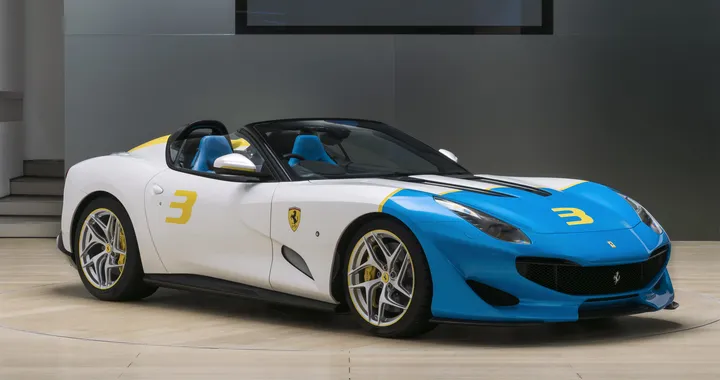 Ferrari SP3JC: one-off a cielo aperto