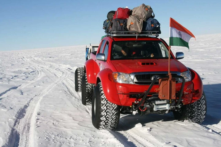 Toyota Hilux alla conquista del Polo Sud