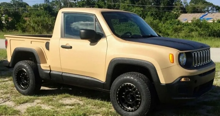La Jeep Renegade Pick up modificata finisce su e bay