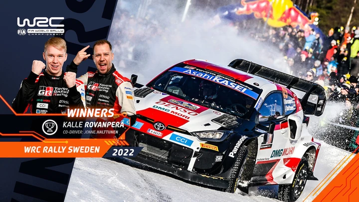 WRC: Rovanpera vince in Svezia e si candida al mondiale