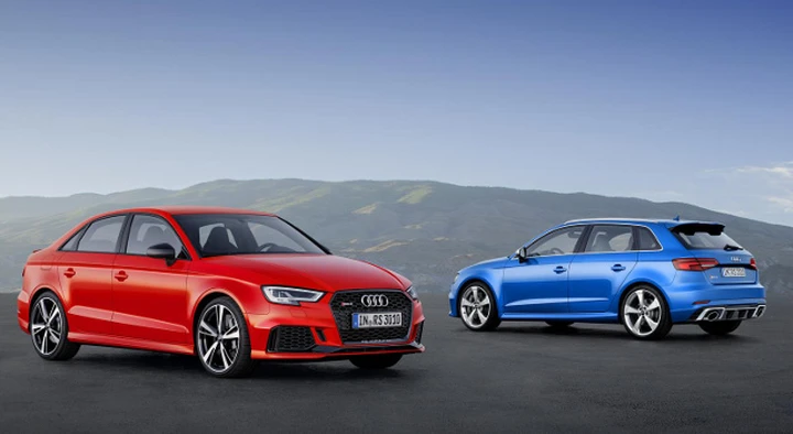 Audi RS3 Sportback e Sedan: dotazioni e allestimenti