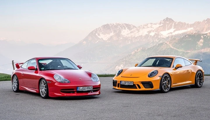 Porsche 911 GT3: la coupé in abito racing compie 20 anni