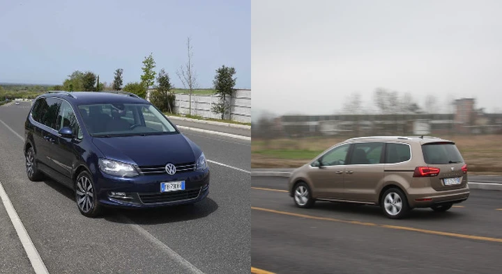 Seat Alhambra VS Volkswagen Sharan 2.0 TDI DSG: la prova su strada