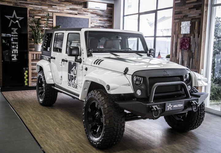 Militem: debutta la Wrangler JIII MTV UP!