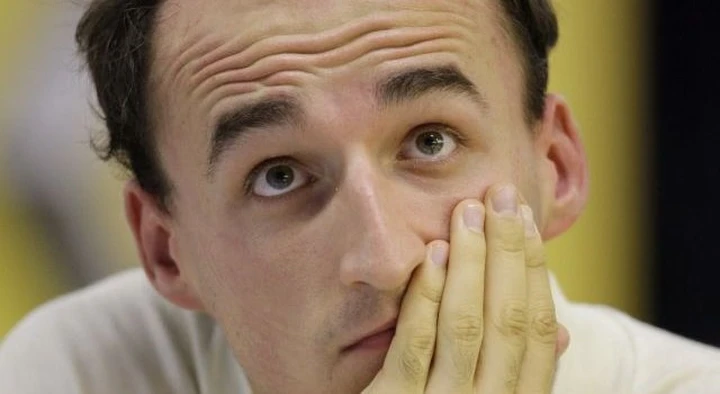 Robert Kubica al volante di una F1 dopo l'incidente