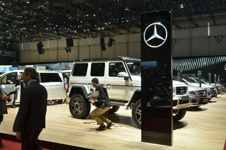 Stand Mercedes al Salone di Ginevra 2015