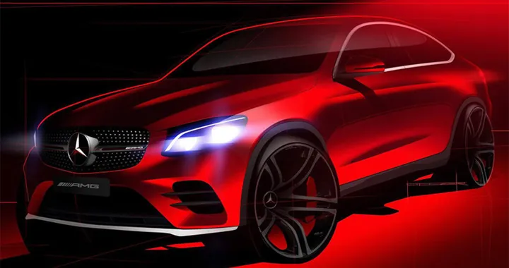 Mercedes GLC Coupé, nuovo teaser prima del debutto