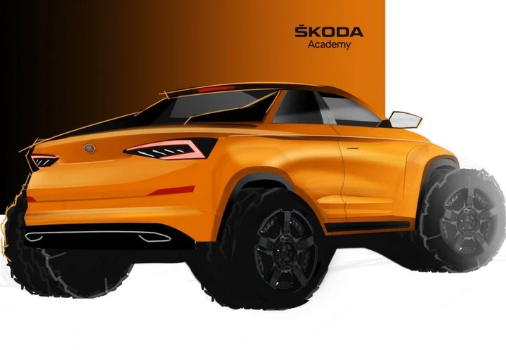 Skoda Kodiaq: la versione Pick-up ad opera della Skoda Academy