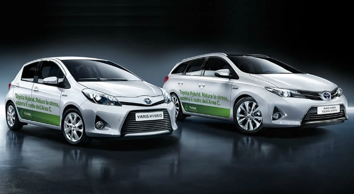 Toyota Yaris e Auris ibride nella flotta di Europcar