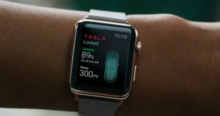 Tesla Model S: le funzionalità dell'app per Apple Watch