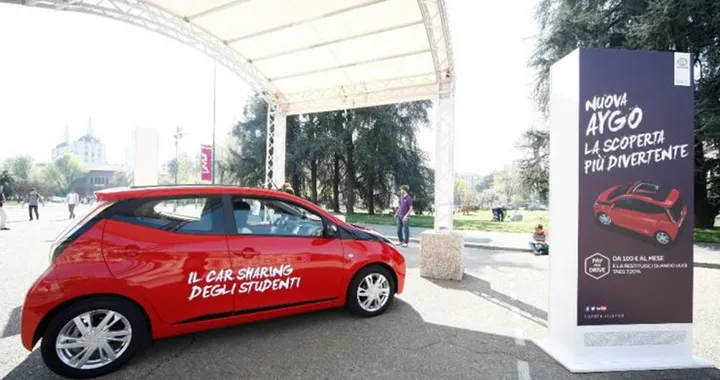Toyota Aygo: grande successo per il car sharing gratuito
