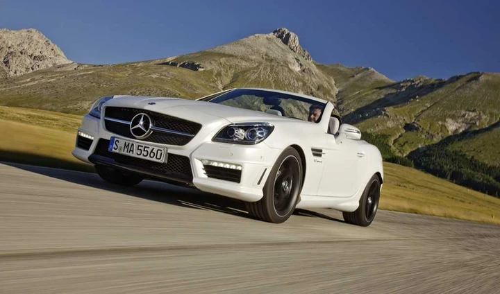 Mercedes SLK 55 AMG: potenza a cielo aperto