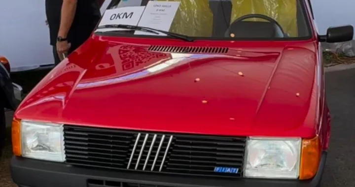 Fiat Uno Mille del 1990, ha zero chilometri: venduta a un prezzo elevato