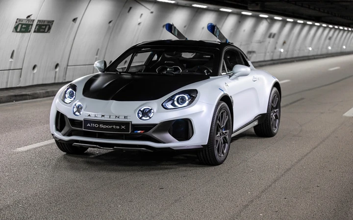 Alpine A110 SportsX, la sportiva delle nevi