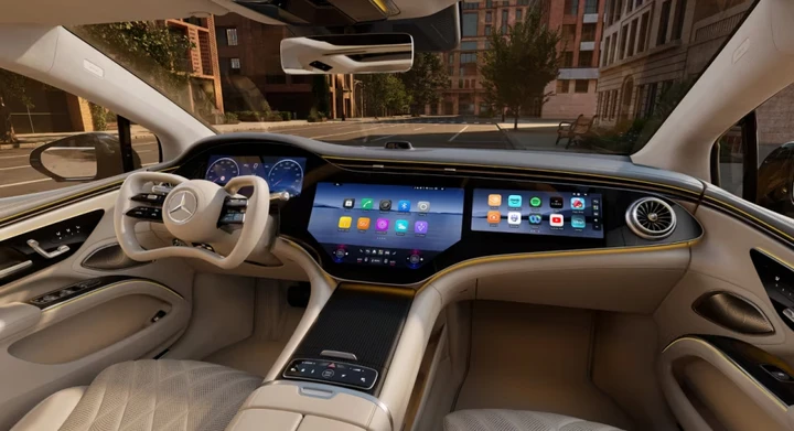 Mercedes EQS cambia sterzo: debutta il sistema steer-by-wire