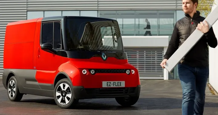 Renault EZ-Flex: furgoncino elettrico e connesso per il futuro delle consegne in città