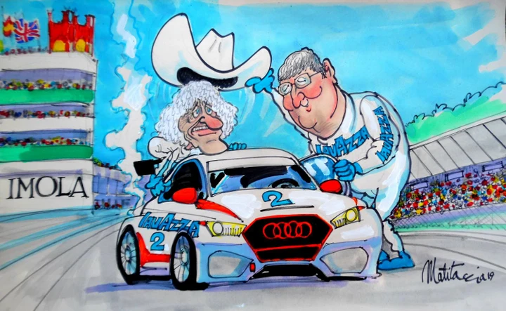Arturo Merzario a Imola con l’Audi per il TCR DSG Endurance