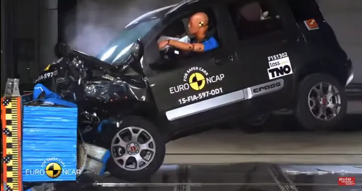 Fiat Panda Cross delude al Crash Test