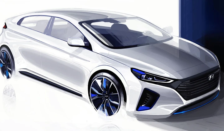 Hyundai Ioniq: teaser della berlina ecosostenibile