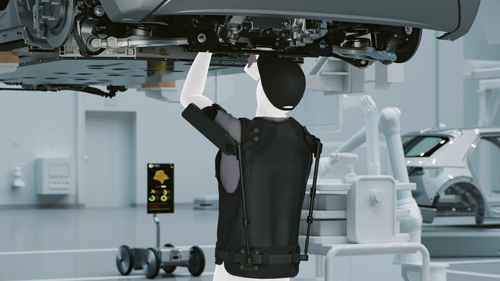 X-ble Shoulder: il robot indossabile di Hyundai e Kia per assistere i lavoratori