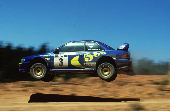 La Subaru di McRae e Valentino Rossi è all'asta