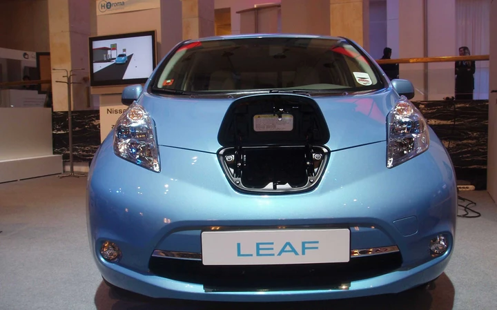 La prima volta della Nissan Leaf in Italia