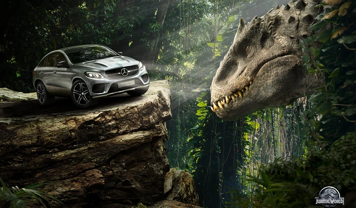 Mercedes GLE Coupé: il debutto nel film Jurassik World
