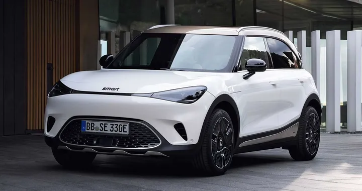 Nuova Smart #1 2023: l'elettrica mostra un nuovo look