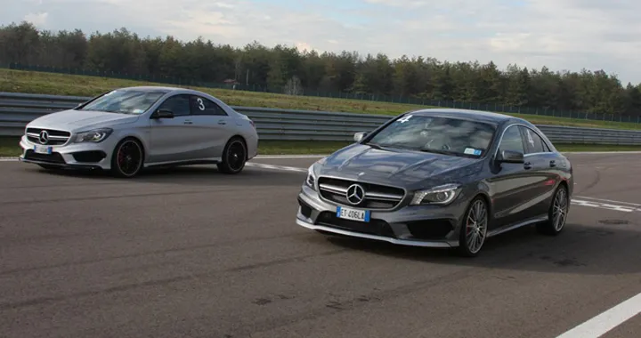 Mercedes CLA 45 AMG, primo contatto in pista