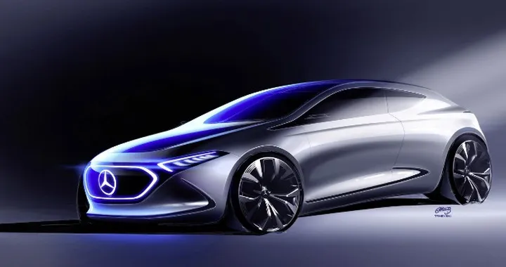 Mercedes EQ A Concept: un bozzetto ufficiale in attesa di Francoforte