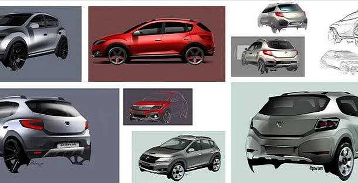Dacia Logan e Dacia Sandero: bozzetti ufficiali