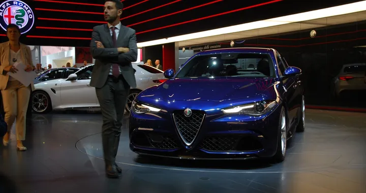 Alfa Romeo Giulia Quadrifoglio a Francoforte 2015