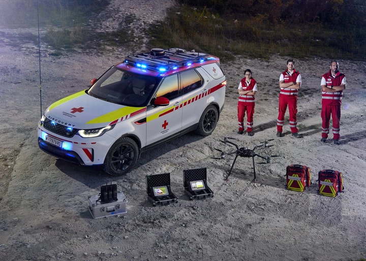 Land Rover Discovery Croce Rossa